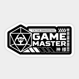 RPG Cyberpunk - Game Master Sticker